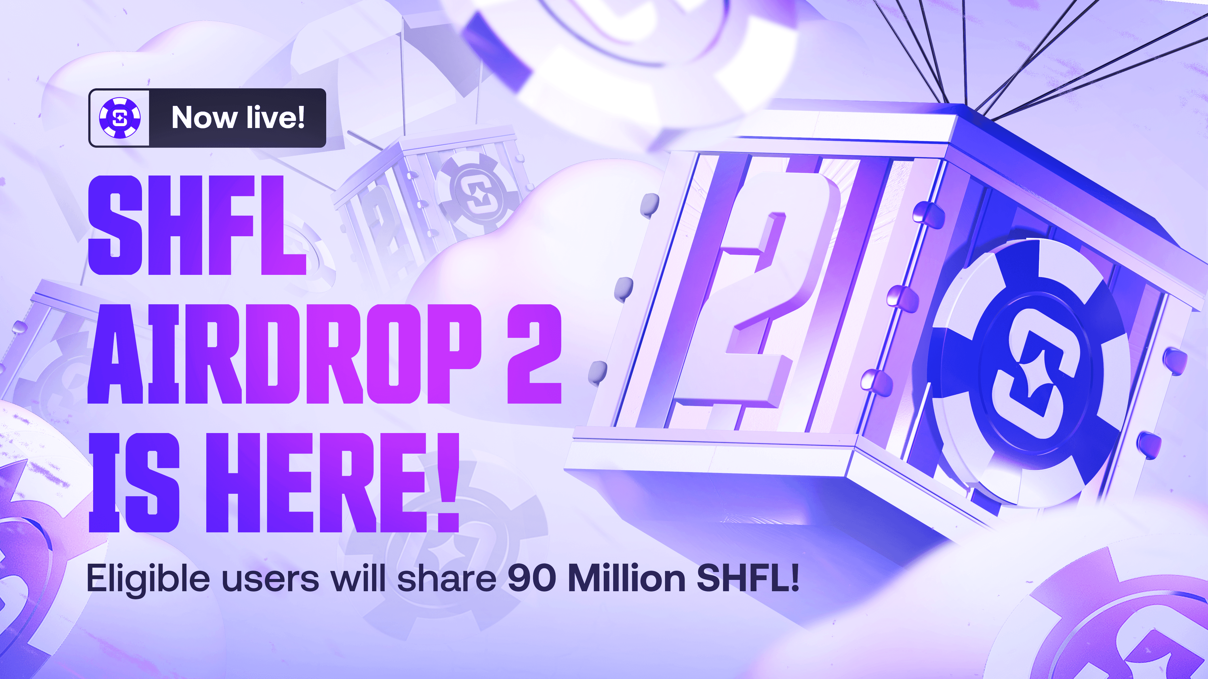 SHFL Airdrop 2 LIVE!